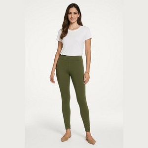 Sonoma Goods For Life pull on olive legging Woman’s size Large